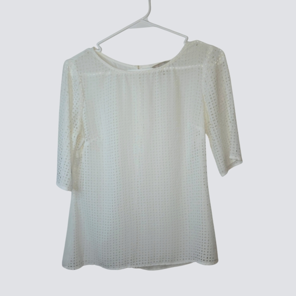 Banana Republic Cream Blouse